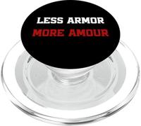 Menos armadura más amor Wordplay Peace Quote, No War PopSockets PopGrip para MagSafe