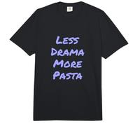 Menos Drama Más Chistes de Pasta Comida Citas Divertidas Humor Comfort Colors Adult Heavyweight T-Shirt