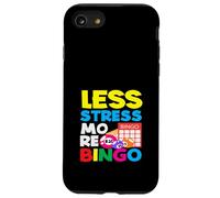 Menos estrés Más diversión para jugadores de bingo Carcasa para iPhone SE (2020) / 7 / 8