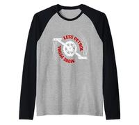 Menos Gasolina, más Pedales. Camiseta Manga Raglan
