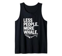 Menos Gente Más Ballena Camiseta sin Mangas