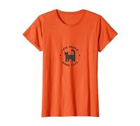 Menos Gente Más Gatos: Amante de los Gatos peculiares, Gato Camiseta, Mujer, Naranja, XXL