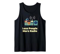 Menos Gente Más Radio, Operador jamonero Vintage Tech Lover Camiseta sin Mangas