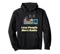 Menos Gente Más Radio, Operador jamonero Vintage Tech Lover Sudadera con Capucha