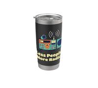 Menos gente Más radio, Operador jamonero Vintage Tech Lover Vaso térmico de acero inoxidable de doble pared