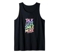Menos Hablar Más Sonreír Camiseta sin Mangas