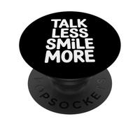 Menos Hablar Más Sonreír PopSockets PopGrip Adhesivo
