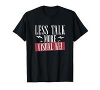 Menos hablar Más visual Kei V-Kei japonés para los fanáticos de Visual Kei Camiseta