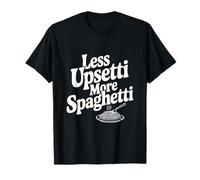 Menos Molesto Más Humor Amante de la Pasta Espaguetis Camiseta