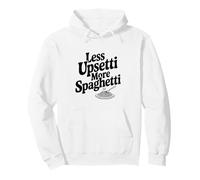Menos Molesto Más Humor Amante de la Pasta Espaguetis Sudadera con Capucha
