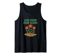 Menos perdición Más flores de floración Positividad Camiseta sin Mangas