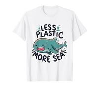 Menos plástico y más mar Medio ambiente Refranes ecologistas Camiseta