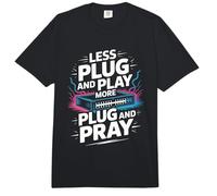 Menos Plug and Play Más Plug and Pray Comfort Colors Adult Heavyweight T-Shirt