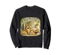 Menos residuos más Significado Eco Sudadera