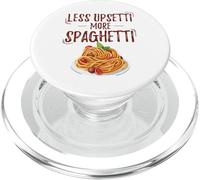 Menos Upsetti More Spaghetti Pasta Lover Regalo PopSockets PopGrip para MagSafe