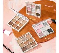 MENOW - Dream Play 9 Colors Eyeshadow Palette - 2 Types #02 Pink & Black - 9g