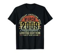 Mens 17th Birthday Legends March 1996 Vintage 17 Years Old Camiseta