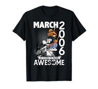 Mens 20th Birthday Legends March 2006 Vintage 20 Years Old Camiseta