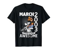 Mens 23rd Birthday Legends March 2003 Vintage 23 Years Old Camiseta