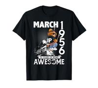 Mens 70th Birthday Legends March 1956 Vintage 70 Years Old Camiseta
