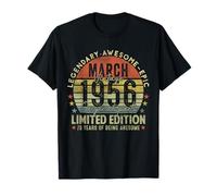 Mens 70th Birthday Legends March 1996 Vintage 70 Years Old Camiseta
