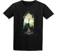 Men's Alcest Les Voyages De L'Âme T-Shirt Print Tees Short Sleeve O Neck O Neck tee Black S