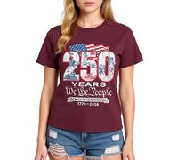 Mens America 250th Anniversary T Shirt 1776 2026 Semi quincentennial We The People Vintage Graphic tee Patriotic History Birthday Gift for USA Celebration 250 Years
