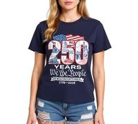 Mens America 250th Anniversary T Shirt 1776 2026 Semi quincentennial We The People Vintage Graphic tee Patriotic History Birthday Gift for USA Celebration 250 Years