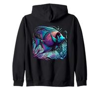Mens Aquarium Enthusiast Aquarist Angel fish Sudadera con Capucha