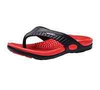 Mens Arch Support Flip Flops Comfortable Wide Fit Orthopedic Sandals for Summer Beach,Cushion Walking Yoga Mat Slip-on Thong Flipflops for Men