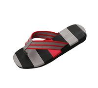 Mens Arch Support Flip Flops Yoga Mat Comfortable Thick Cushion Walking Thong Sandals Lightweight Slip On Summer Beach Slippers for Indoor Outdoor