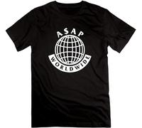 Men's ASAP Mob Logo ASAP Rocky Lord Short Sleeve T-Shirt Black XXL