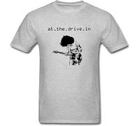 Men's at The Drive in Art Short Sleeve T Shirt(Large)