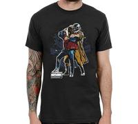 Men's Back to The Beat T Shirt Future Parody Music Dance Punk Rock Daft Festival Band(Large)