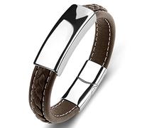 Men's Bangle Bangle Family Dog Bracelet Men's Punk Bracelet Stainless Steel with Magnetic Clasp