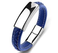 Men's Bangle Bangle Family Dog Bracelet Men's Punk Bracelet Stainless Steel with Magnetic Clasp
