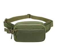 Mens Belt Bag - Waterproof Multi Pocket Waist Bags, Compact Phone Money Card Holder Outdoor Travel Fanny Pack, Hands Free Carry | Functional Men For Hiking Camping Walking Backpacking Cycling Workout