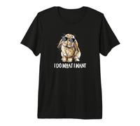 Mens Boys Girls Do What I Want Mini Holland Lop Rabbit Lover Camiseta Premium