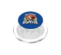Mens Boys Kids Retro Sunset Vintage Best Beagle Dad Ever PopSockets PopGrip para MagSafe