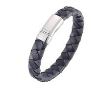 Men's Bracelet Personalised Bangle Family Flowers Bracelets Rocker Wrist Chain Stainless Steel with Magnetic Clasp Gifts