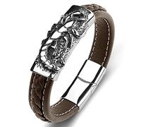 Men's Bracelets Bracelets for Men Scorpion Bracelets Brown Wrist Chain Stainless Steel with Magnetic Clasp Length 18.5 cm Men's Gifts, Faux, Without Zirconia