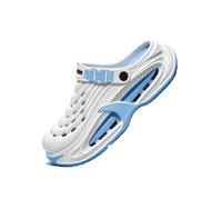 Men's Breathable and Comfortable Summer Clogs, Lightweight Non Slip Casual Shoes for Outdoor Daily Wear (Blue,44)