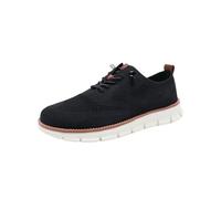 Men's Breeze Shoes, Lightweight Knit Casual Trainers for Business, Walking & Daily Wear (Black,40)