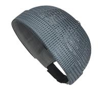 Men's Brimless Hat, Mesh Breathable Fabric Outdoor Sun Hat, Lightweight Quick-Drying Cap, Adjustable Buckle Closure, Summer Streetwear Style, Perfect For Travel And Fishing, Size Fits Most Black