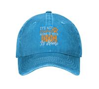 Mens Cap It’S Not Drinking Alone If Your Dog Is Home with Buckle Running Caps Dad Hat For Gym Outdoor Walking Ajustable Gorra para Hombre Transpirable Gorra De Malla para Tenis Mujer Verano