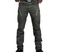 Mens Cargo Work Pants for Men Straight Leg Multi Pocket Utility Trousers (Army Green,6XL)