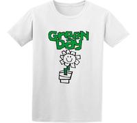 Men's Casual Shirt Vintage Flower Pot Kerplunk Band Logo Pure Cotton is More Hygroscopic White 3XL