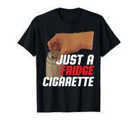 Mens Cigar Lovers Funny Just A Fridge Cigarette Quote Soda Camiseta