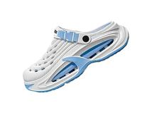 Men's Clogs Breathable Lightweight EVA Slip On Water Shoes Arch Support Outdoor Garden Beach Shoes for Men Style Comfort Clogs (Blue,36)