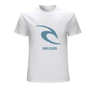 Mens Clothing Rip tee Curl Threaded T-Shirt Mens T-Shirt WhiteL